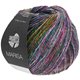 Lana Grossa MARISA | 05-gris foncé/cyclamen/rose/olive/pétrole