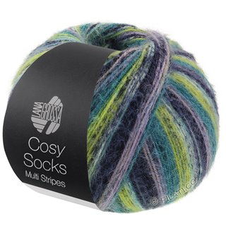 Lana Grossa MEILENWEIT 100g Cosy Socks Multi Stripes