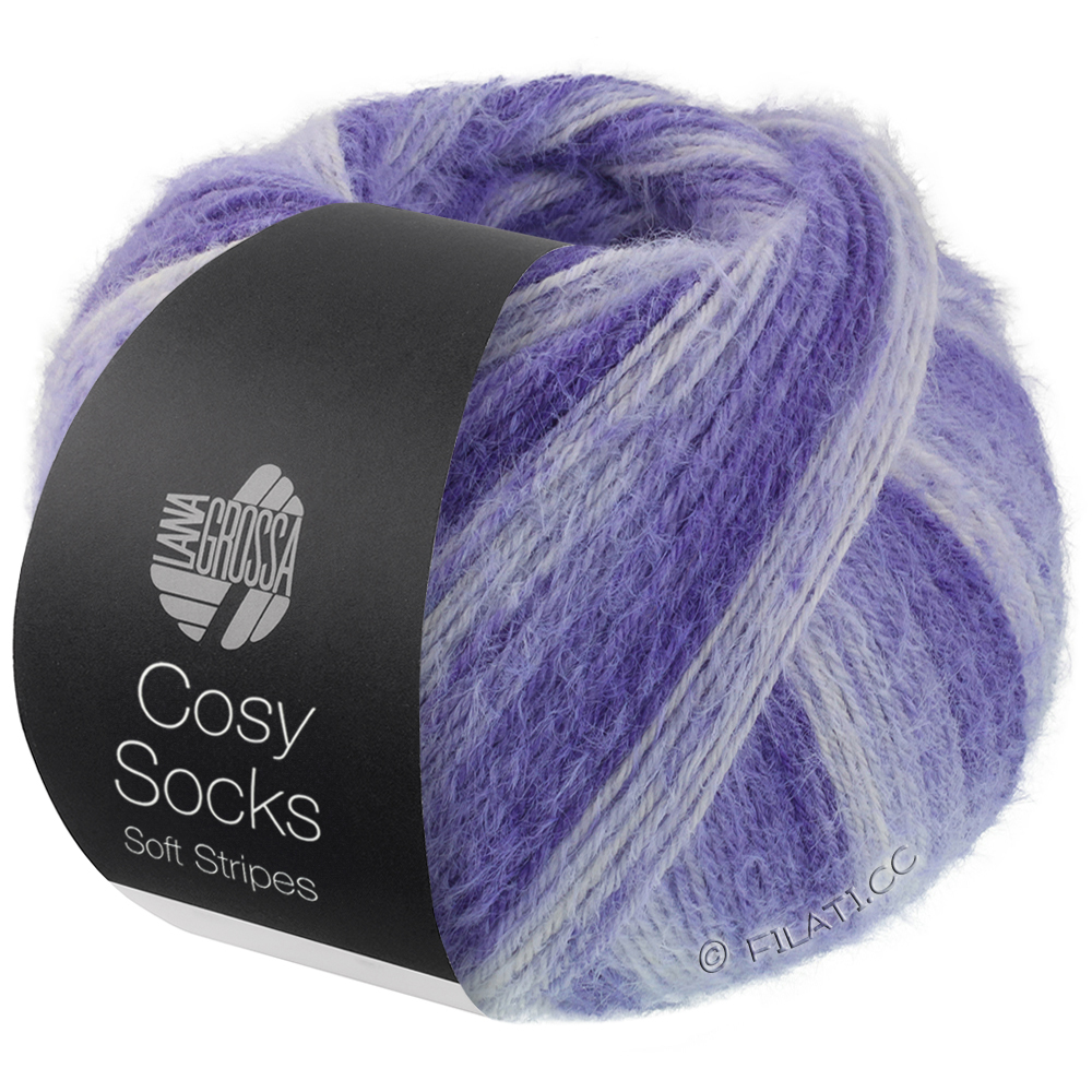 Lana Grossa MEILENWEIT 100g Cosy Socks Soft Stripes