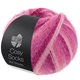 Lana Grossa MEILENWEIT 100g Cosy Socks Soft Stripes | 108-rose/vieux rose/saumon/chiné rouge