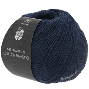 Lana Grossa MEILENWEIT 100g Cotton Bamboo | 08-bleu nuit