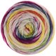 Lana Grossa MEILENWEIT 100g DUSK | 6201-fuchsia foncé/écru/pétrole foncé/vert mai/vert olive/jaune tendre/jaune/orange/rouge comme l'argile brûlée