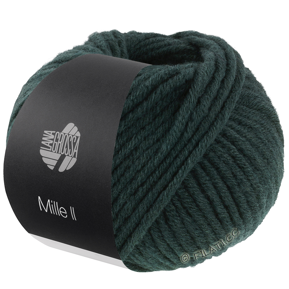 Lana Grossa MILLE II | 179-vert noir