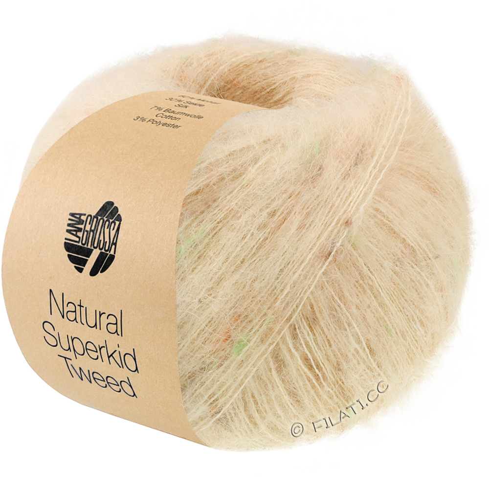 NATURAL SUPERKID TWEED de Lana Grossa