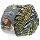 Lana Grossa OLYMPIA Ice | 324-noir/blanc/olive/bleu gris/vert mousse
