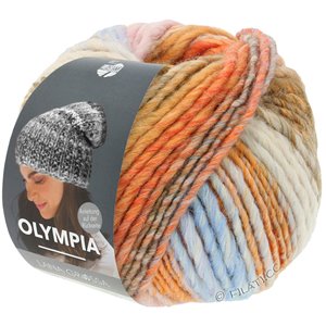 Lana Grossa OLYMPIA Classic | 106-orange/brun gris/jean/saumon/vieux rose/gris clair/gris foncé/beige clair/chameau