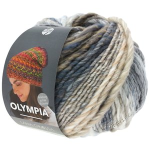 Lana Grossa OLYMPIA Classic | 026-écru/gris clair/gris moyen/gris foncé/taupe