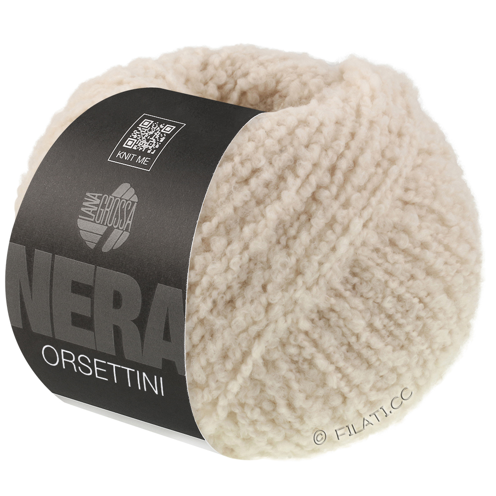 Lana Grossa ORSETTINI (Nera)