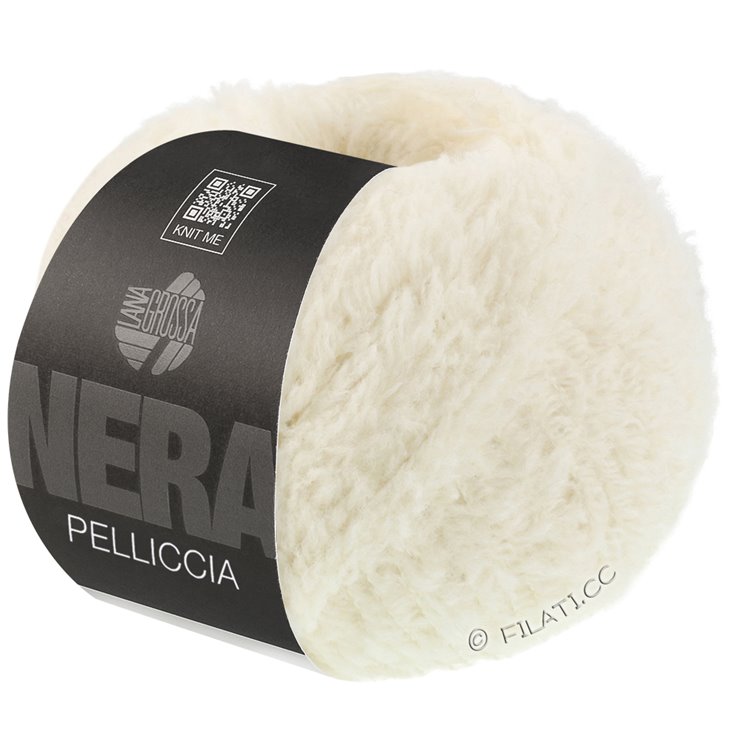Lana Grossa PELLICCIA (Nera) | 01-crème