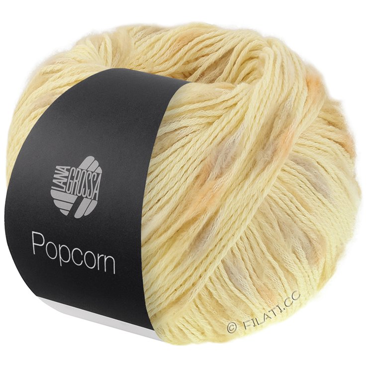 Lana Grossa POPCORN | 01-vanille/beige/jaune/orange