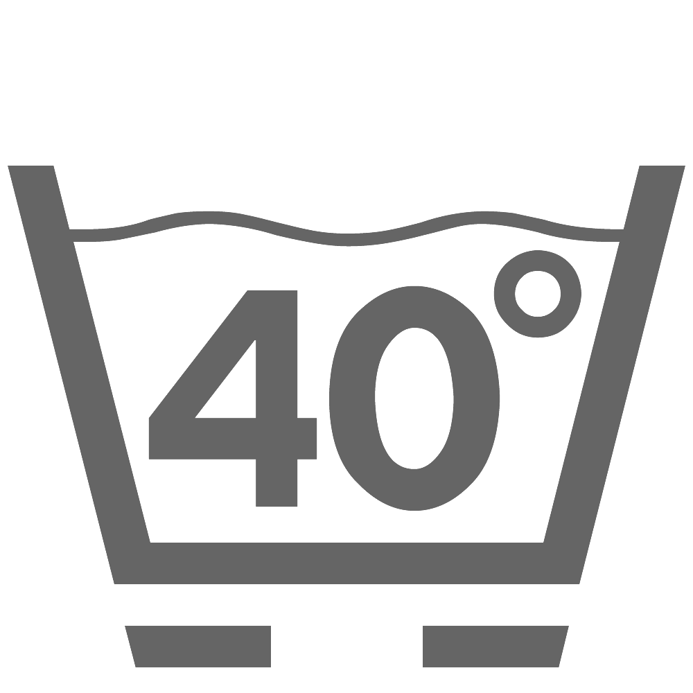 Lavage 40°C (très doucement)