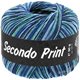 Lana Grossa SECONDO Print II | 517-bleu clair/royal/bleu nuit/bleu turquoise