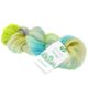 Lana Grossa SILKHAIR Hand-dyed | 607-bleu clair/blanc/vert jaune/gris/turquoise