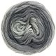 Lana Grossa SLOW WOOL LINO Dégradé | 206-gris moyen/gris foncé/anthracite