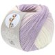 Lana Grossa SOFT COTTON Dégradé | 117-écru/pourpre tendre/lilas