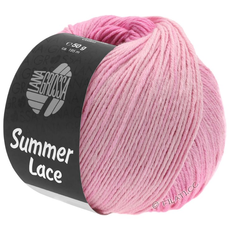 Lana Grossa SUMMER LACE DEGRADÉ | 101-poudre/rose délicat/rose/rose vif