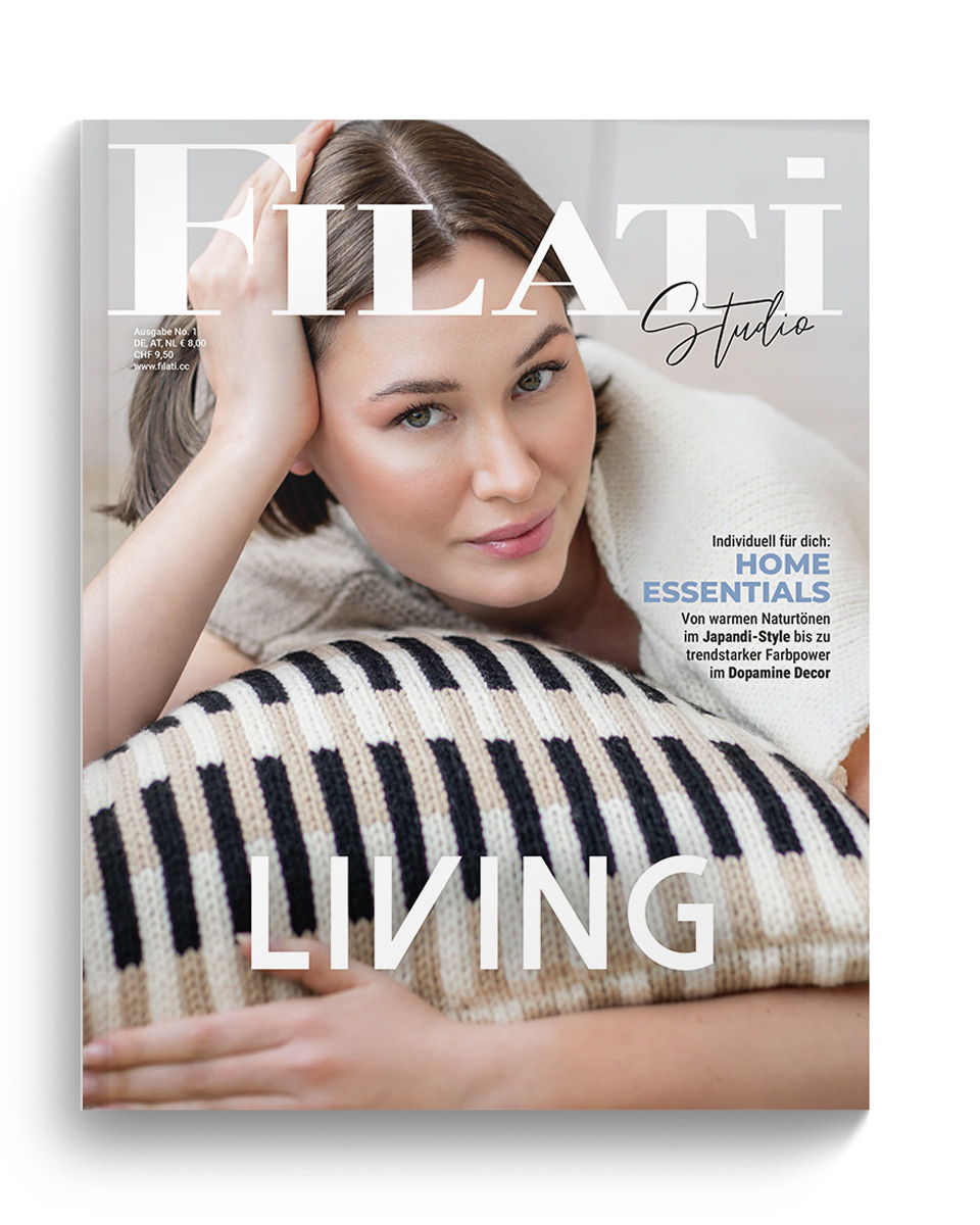 Lana Grossa LIVING No. 1 - Magazine allemand + explications en français