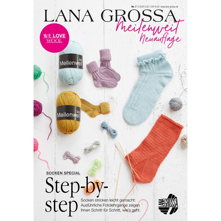 MEILENWEIT No. 7 Neuauflage - Édition allemande de Lana Grossa