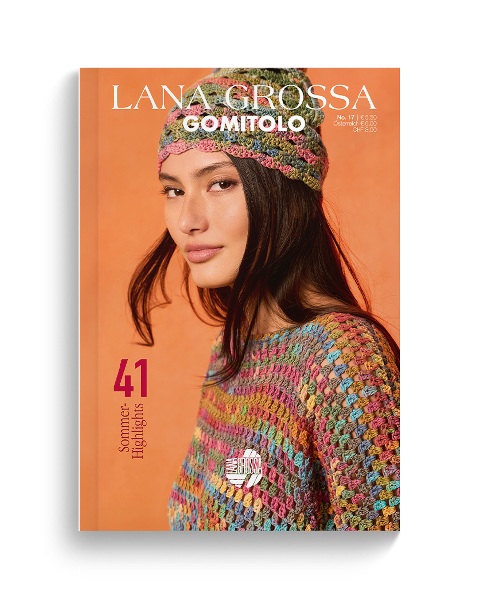 Lana Grossa GOMITOLO No. 17 - Magazine allemand + explications en français