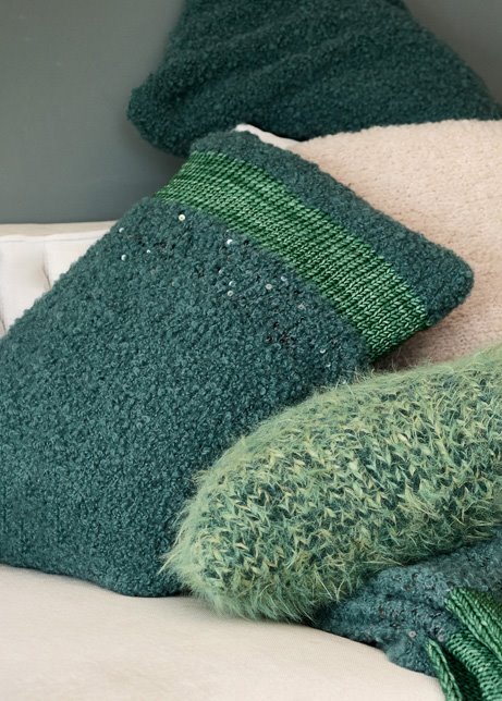 Lana Grossa HOUSSE DE COUSSIN Orsetto, Cosmo & Vintage Superchunky