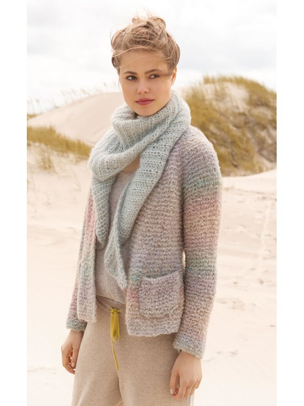 Lana Grossa CHÂLE TRIANGULAIRE Silkhair