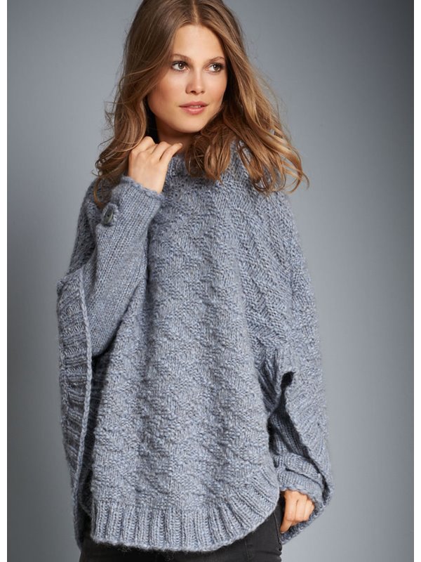 Lana Grossa PONCHO Yak Merino