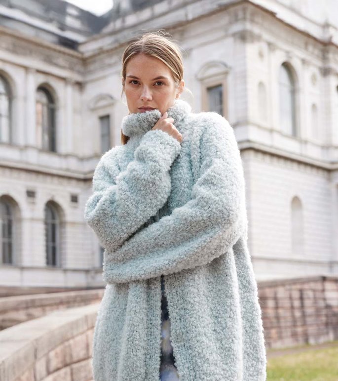 Lana Grossa VESTE LONGUE Orsetto