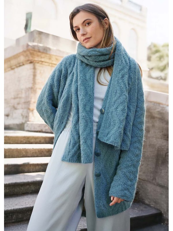 Lana Grossa ÉCHARPE Nebbia