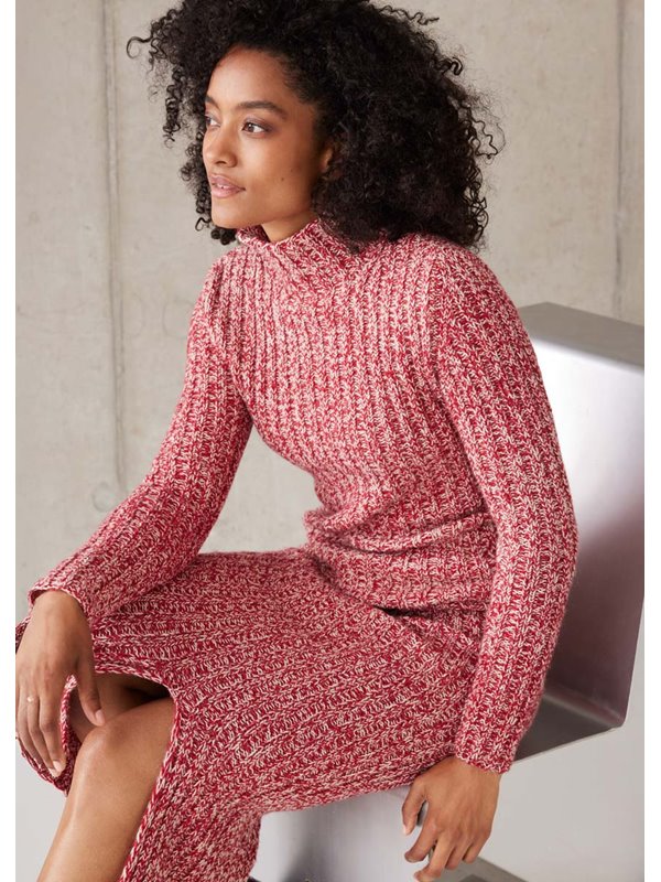 Lana Grossa JUPE MIDI Ecopuno