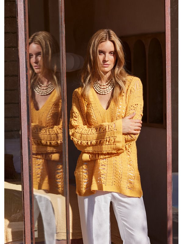 Lana Grossa TUNIQUE EN CROCHET Ecopuno