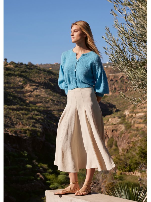 Lana Grossa GILET TOP-DOWN Setasuri Pearls