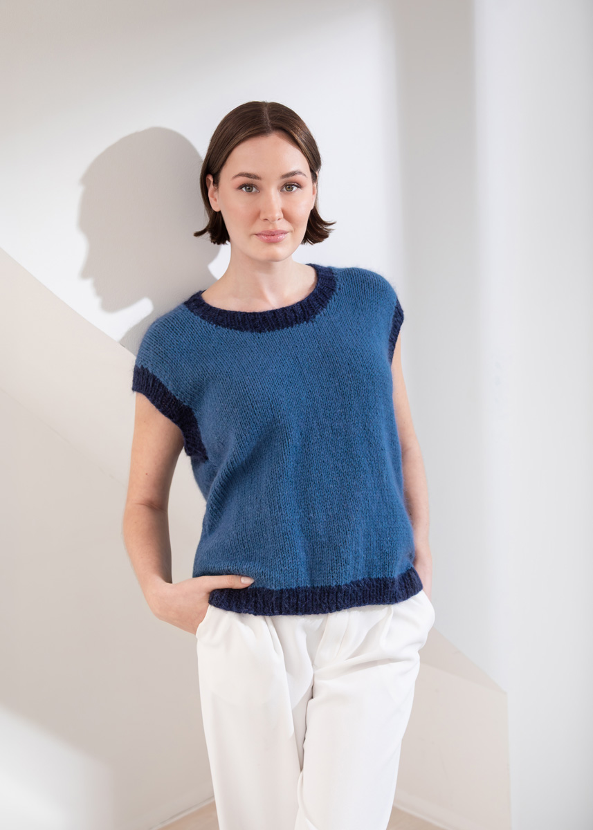 DÉBARDEUR Merino Miscela & Silkhair de FILATI Studio