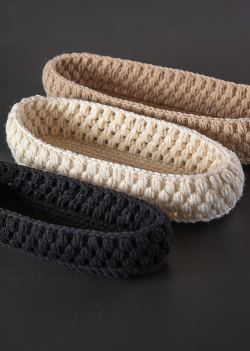 PETITE CORBEILLE AU CROCHET Merino Cardato de FILATI Studio