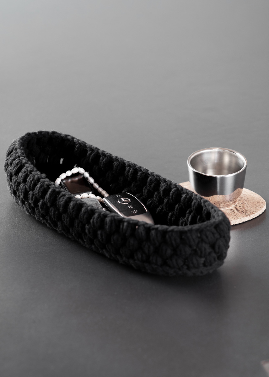 PETITE CORBEILLE AU CROCHET Merino Cardato de FILATI Studio