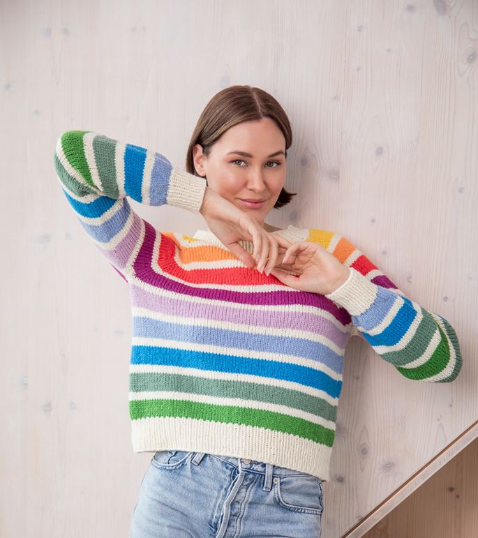Lana Grossa PULL RAGLAN Merino Miscela