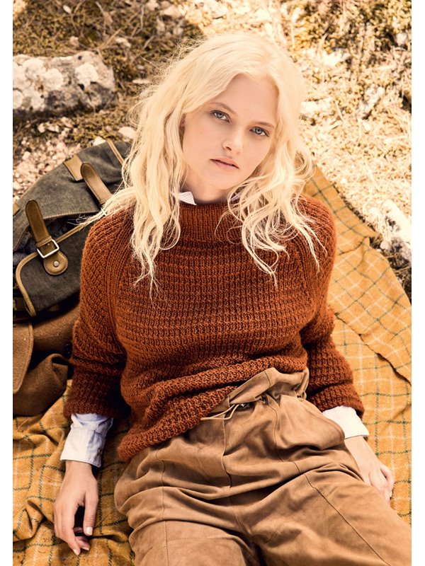 Lana Grossa PULL RAGLAN Alpaca Peru 100