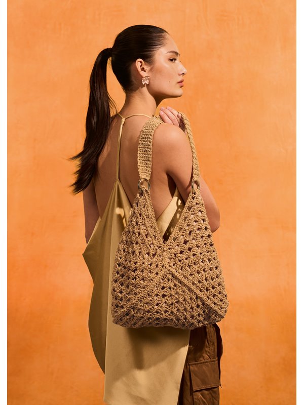 Lana Grossa SAC À PAILLETTES AVEC DES CARRÉS GRANNY The Core & Glamour