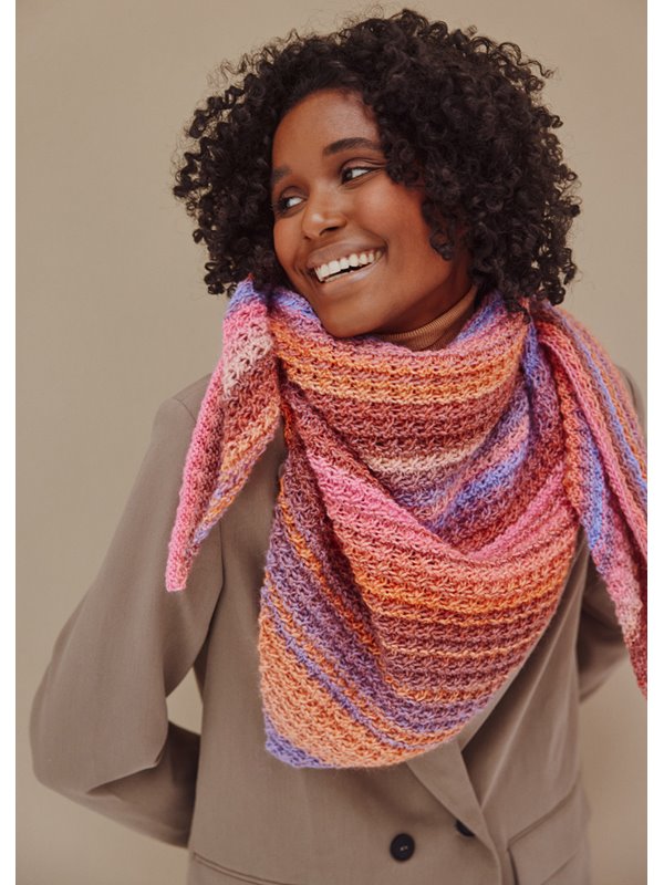 Lana Grossa CHÂLE EN TRICOT Gomitolo Arte