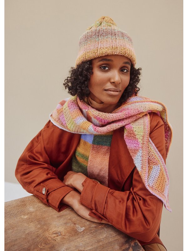 Lana Grossa CHÂLE AU CROCHET Gomitolo Pablo