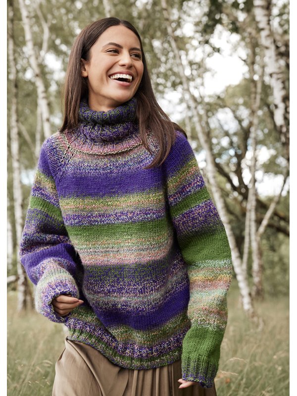 Lana Grossa PULL À COL ROULÉ Gomitolo Fusione