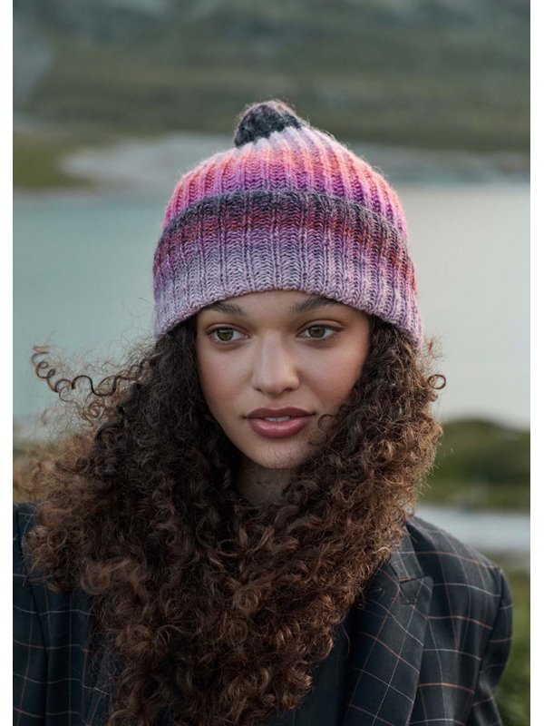 Lana Grossa BONNET EN CÔTES ANGLAISES Gomitolo Fumo