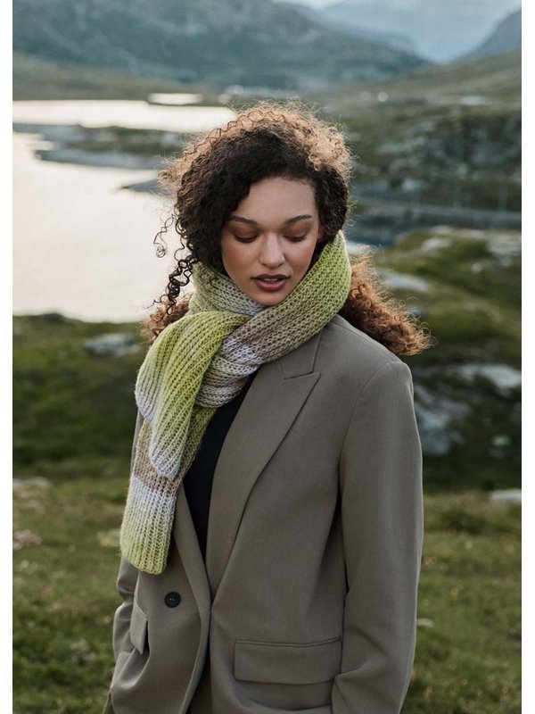 Lana Grossa ÉCHARPE EN CÔTES ANGLAISES Gomitolo Gala