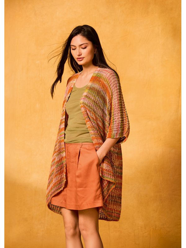 Lana Grossa GILET À MANCHES COURTES Gomitolo Alga