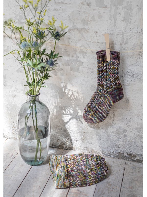 Lana Grossa CHAUSSETTES Meilenweit Merino Hand-dyed