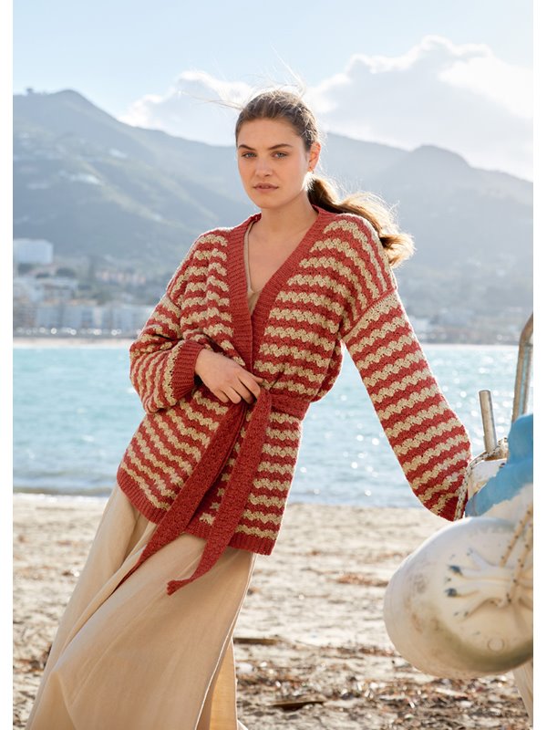 Lana Grossa VESTE AVEC MOTIF COQUILLES Diversa