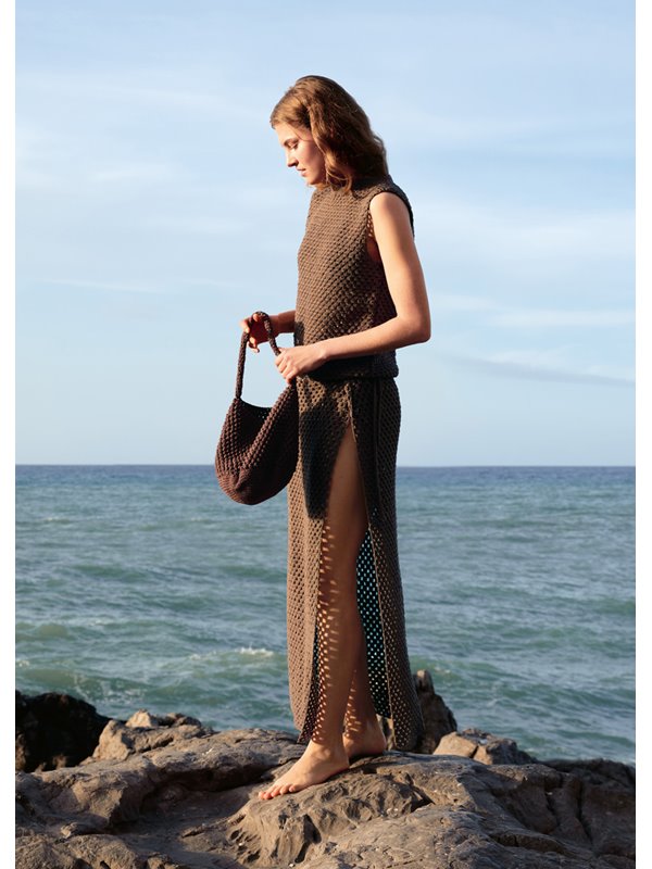 Lana Grossa JUPE MOTIF TREILLIS Gioia