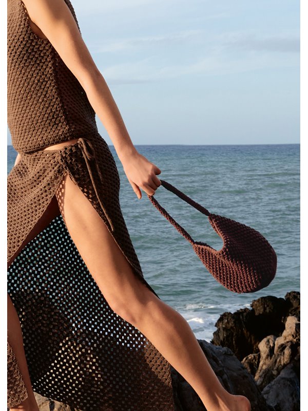 Lana Grossa SAC À ANSE EN MOTIF DE NOPPES Tessera