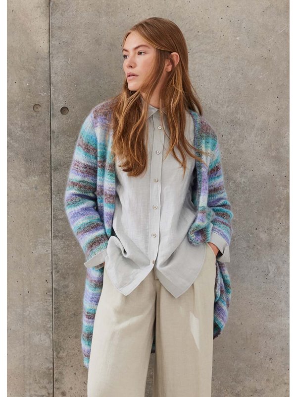 Lana Grossa GILET LONG Gianna & Silkhair