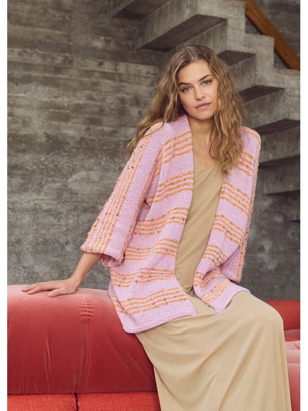 Lana Grossa VESTE KIMONO Summer Softness & Popcorn