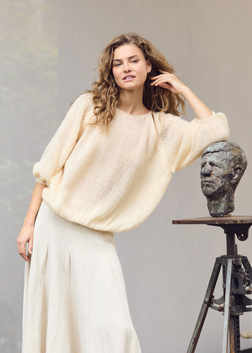 PULL RAGLAN Setasuri de Lana Grossa